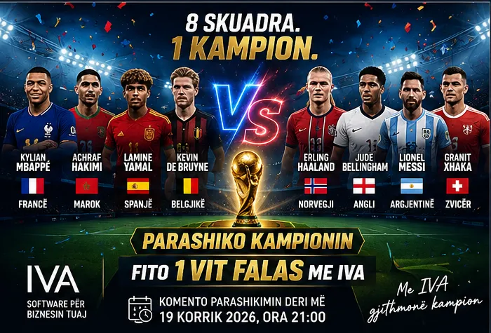 Tetë yje futbolli përballë trofeut në promocionin Parashiko Kampionin të IVA-s